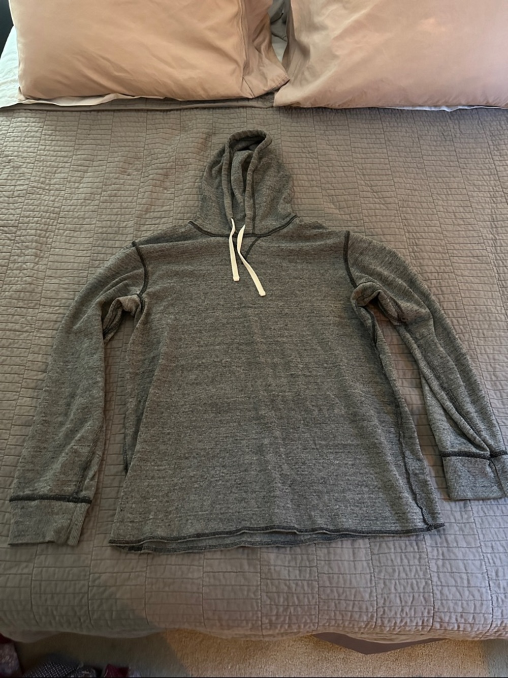 O'Neill Men's Gray Lightweight Hooded Pullover